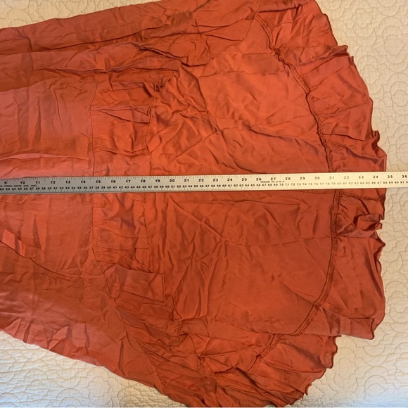 Orange hi-low skirt - Picture 6 of 6